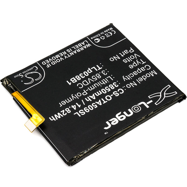 Battery for Alcatel 5090Y 7071D 7071DX A7 A7 LTE A7 LTE Dual SIM TD-LTE A7 XL OT-5090Y OT-7071D OT-7071DX CAC3860004C1 TLp038B1
