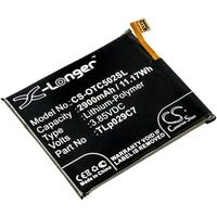 Battery for Alcatel One Touch Idol 3C One Touch Idol 3C TD-LTE OT5026D OT-5026J OT-5606 TLp029C7