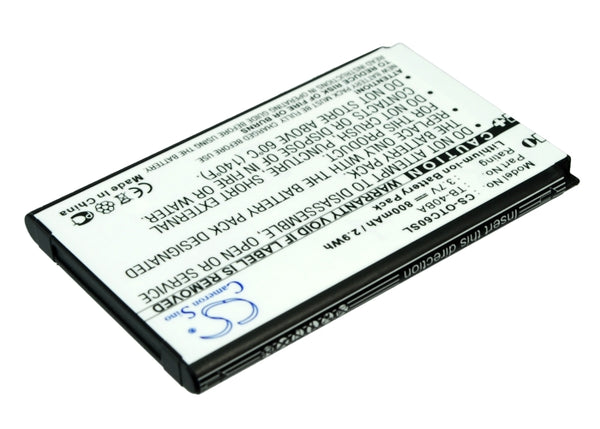 Battery for Alcatel One Touch C60 OT-C60 TB-40BA