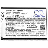 Battery for Alcatel OneTouch 1013X OneTouch 1035D OneTouch 1046D OT-1013X OT-1035D OT-1046D TLi004FA