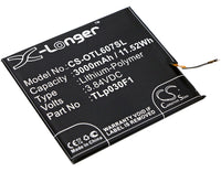 Battery for Alcatel Idol 4 Pro Idol 4s Dual Sim One Touch Idol 4 Pro One Touch Idol 4 Pro TD-LTE One Touch Idol 4S One Touch Idol 4S LTE OT-6070 OT-6070K CAC3000020C1 CAC3000028C2 TLp030F1 TLp030F2