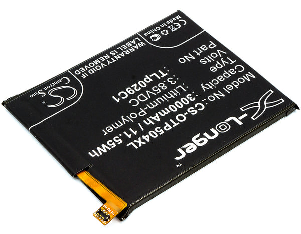 Battery for Alcatel 5049S 5049W 5049Z A30 A30 Fierce A30 Fierce LTE A30 Plus A30 Plus LTE OT-5049S OT-5049W OT-5049Z TLp029C1