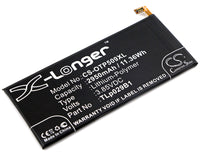 Battery for Alcatel FL02 Flash Plus 2 Flash Plus II One Touch Pop 4S LTE One Touch Shine Plus OT-5095 OT-5095B OT-5095I OT-5095K OT-5095L OT-5095Y Touch Pop 4S TLp029B1 TLp029B2