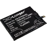 Battery for Alcatel One Touch Pop Up One Touch Pop Up LTE Dual SIM OT-6044 OT-6044D TLp020EC