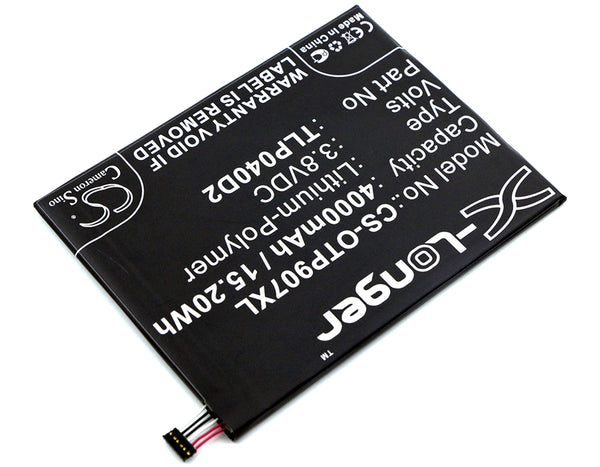 Battery for Alcatel 9007T One Touch Pixi 3 7 OT-9007 TLP040D2