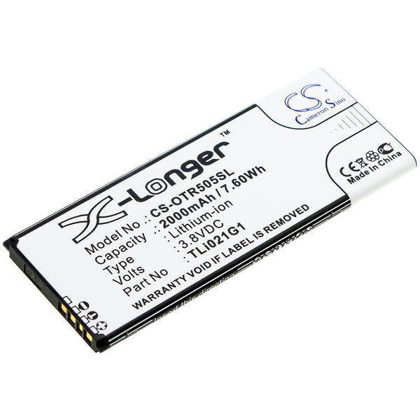 Battery for Alcatel 5005R Insight TLi021G1