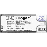Battery for Alcatel 5005R Insight TLi021G1