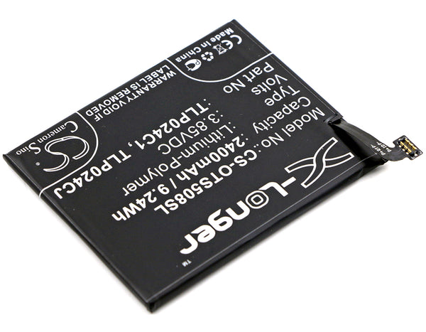 Battery for Optus 5080Q OT-5080Q X Sleek TLP024C1