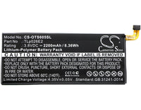 Battery for Alcatel OT-6055Y CAC2610005CJ TLp026E2 TLp026EJ
