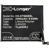 Battery for Alcatel One Touch Idol 5S One Touch Idol 5S LTE OT-6060S OT-6060X TLp025K1 TLp025KJ