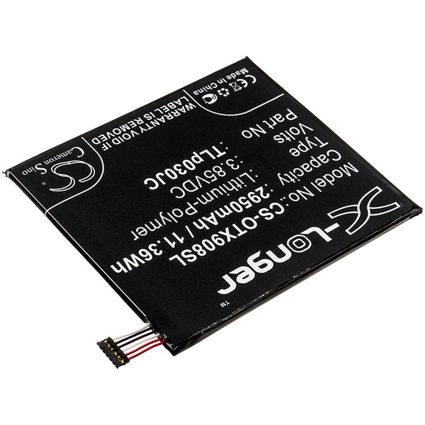 Battery for Alcatel OT-9008D TIM XL 2018 CAC3000034CC TLp030JC