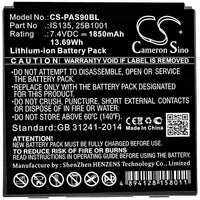 Battery for Pax 25B1001 IS135