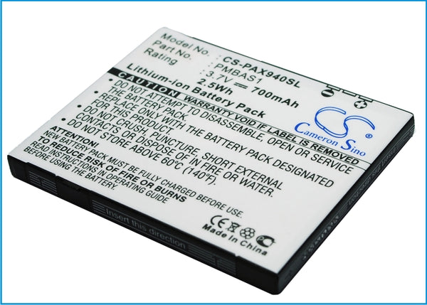 Battery for Panasonic 001P 940P 941P PMBAS1