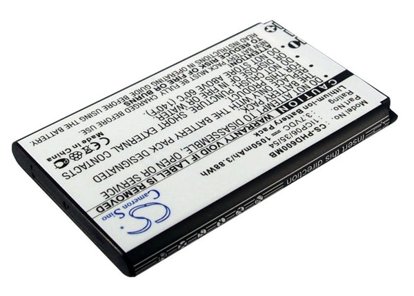 Battery for Philips AVENT SCD600 AVENT SCD600/00 AVENT SCD600/10 Avent SCD610 1ICP06/35/54 996510033692 996510050728