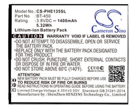 Battery for Philips E135x Xenium E135x AB1200CWMT