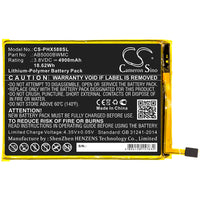 Battery for Philips Xenium CTS386 Xenium CTX588 Xenium S386 Xenium X588 AB5000BWMC