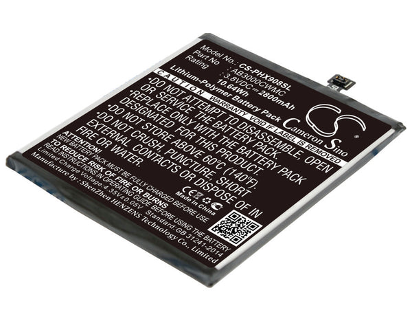 Battery for Philips Xenium I908 AB3000CWMC