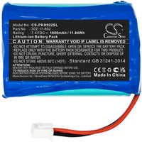 Battery for Peaktech DVB-C DVB-C/S/T DVB-S DVB-S2 DVB-T P 9022 P9022 302-11-802