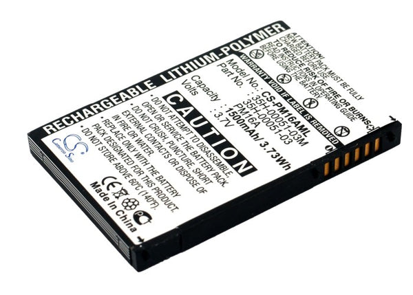 Battery for Qtek S100 S110 S200 35H00051-00 35H-00051-03M PM16A