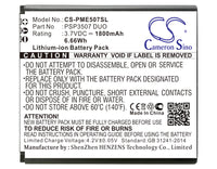 Battery for Prestigio MultiPhone PSP3507 DUO PSP3507 DUO PSP3507 DUO
