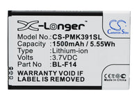 Battery for PHICOMM K390W BL-F14