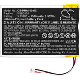Battery for Panasonic HX-A100 HX-A100-H HX-A1M HX-A500 HX-A500-D HX-A500-H VSB0526