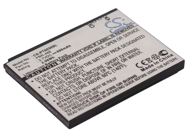 Battery for Pantech P6030 Renue PBR-46E