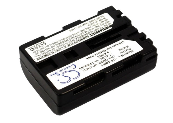 Battery for Sony CCD-TRV428 DCR-TRV70 DCR-HC15 NP-QM50 NP-QM51