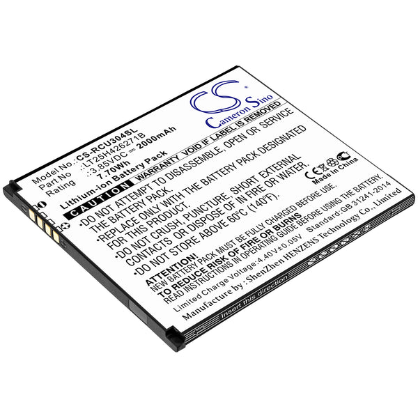 Battery for AT&T RADIANT Core U304AA LT25H426271B