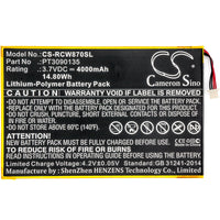 Battery for RCA Galileo Pro 11.5" RCT6303W87 RCT6303W87DK RCT6513W87 Viking Pro 10 PT3090135