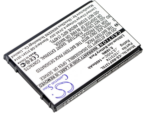 Battery for Renkforce 1373174 1373174