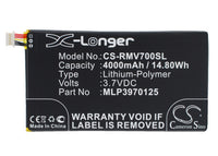 Battery for Verizon Elipsis QMV7A 7in Elipsis QMV7B Ellipsis MV7A Ellipsis QMV7A 8GB MLP3970125