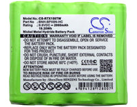 Battery for Ritron Patriot RTX150 Patriot RTX450 RTX150 RTX450 BNH-BPX8N-HC