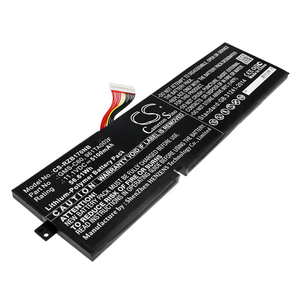 Battery for Razer RZ09-0071 RZ09-00830300 RZ09-0083 Blade R2 17.3 Inch Blade 17.3 RZ09-0071 RZ09-00710100-R3U1 RZ09-0071 17.3 RZ09-00830100-R3U1 RZ09-00830500-R3U1 3ICP8/38/83-2 961TA002F GMS-C60