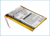 Battery for Sony NW-S710 NWZ-S600 NWZ-S600F NWZ-S610 NWZ-S615 NWZ-S615F NWZ-S616 NWZ-S616F NWZ-S618 NWZ-S618FBLK NWZ-S638FRED NWZ-S716FRNC NWZ-S716FSNC 1-756-763-11 7Y19A60823 LIS1401