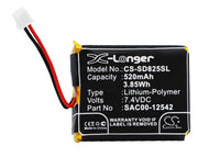 Battery for Sportdog SD-1825 Transmitters SD-1825CAMO SD-1825X SD-1825XCAMO SD-3225 SD-3225 Hound Hunter SD-3225 Transmitters SD-LAUNCHER-T SportHunter 1825 SportHunter 1825X SAC00-12542