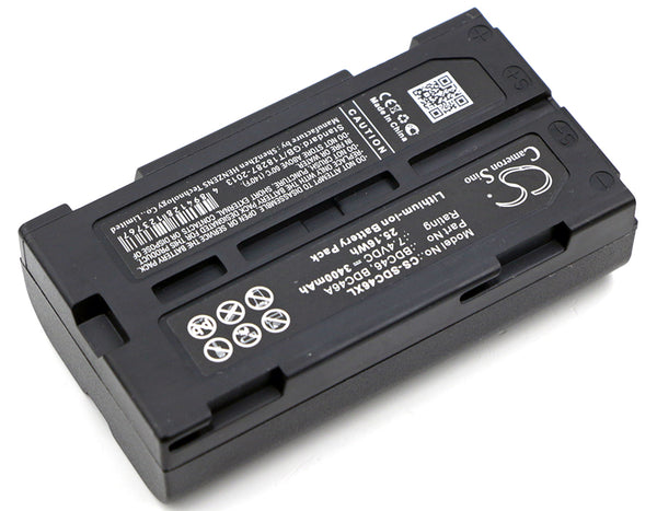 Battery for Sokkia Set 500 SET 330RK3 SET330RK3 DL30 SET 330RK SET330RK a SET300 SET 330R3 SET330R3 SET 330R SET330R SET 330 40200040 7380-46 BDC46 BDC-46 BDC46A BDC-46A BDC46B BDC-46B BDC-46C SDL30