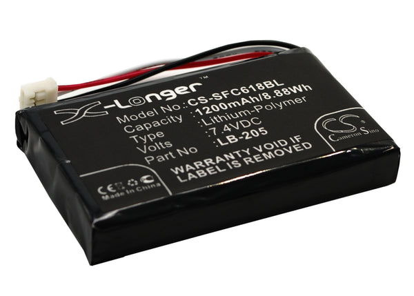 Battery for Safescan 6185 131-0477 LB-205