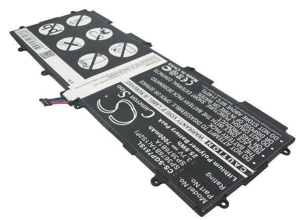 Battery for Samsung Galaxy Note 10.1 LTE Galaxy Tab 2 10.1 Galaxy Tab GT-P7510 GT-7511 GT-N8000 GT-N8010 GT-N8013 GT-P5100 GT-P5110 GT-P5113 GT-P7510 SCH-I915 GH43-03562B SP3676B1A SP3676B1A(1S2P)