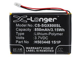 Battery for SkyGolf SkyCaddie Aire SkyCaddie Aire 2 SkyCaddie Aire II X8F H503448 1S1P