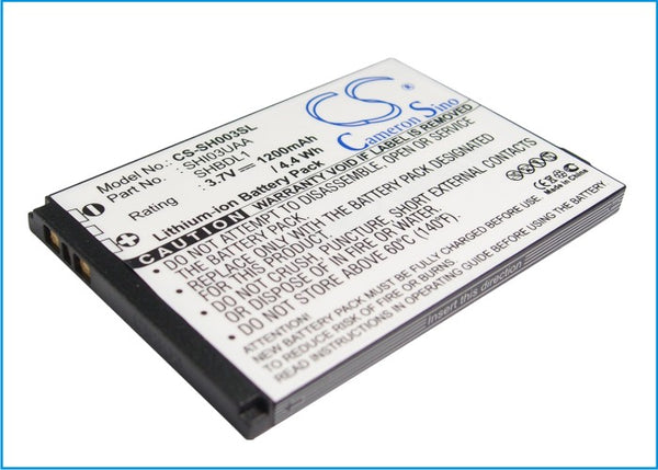 Battery for Sharp 003SH DM009SH Galapagos 003SH SH8158 SH8158U SH8168 SH8168U EA-BL28 SHBDL1