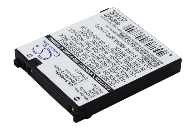 Battery for Sharp V604SH SHBAF1