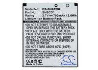 Battery for Sharp 932SH SHBCD1