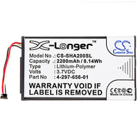 Battery for Sony PHA-2 PHA-2A 4-297-656-01