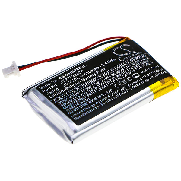 Battery for Sena SMH-10S SMH-20S YP802542P