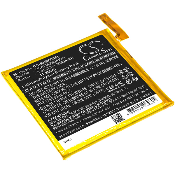 Battery for Sharp 605SH Aquos R SH03J SHV39 UBATIA280AFN1