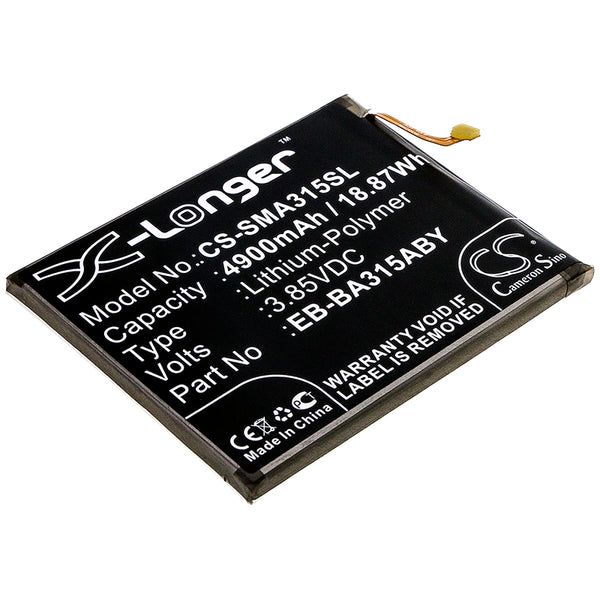 Battery for Samsung Galaxy A31 SM-A310F SM-A310F/DS SM-A310M/DS SM-A310N0 SM-A315 SM-A315F/DS EB-BA315ABY