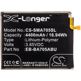 Battery for Samsung Galaxy A70 Galaxy A70 2019 SM-A705 SM-A705 SM-A705F SM-A7050 SM-A705F/DS SM-A705FN SM-A705FN/DS SM-A705GM SM-A705MN EB-BA705ABU GH82-19746A