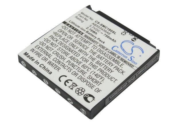 Battery for Samsung SGH-C170 SGH-C180 AB553436AE