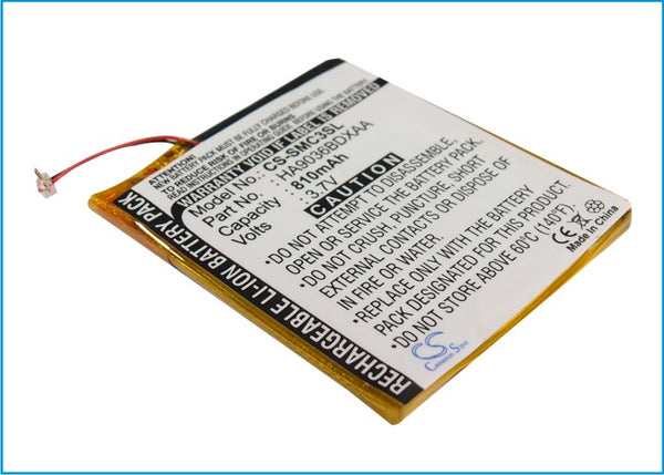 Battery for Samsung YP-CP3 YP-CP3AB/XSH (4G) YP-CP3AB/XSH (8G) YP-CP3CB (4G) YP-CP3CB (8G) HA9036BDXAA